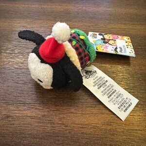 NWOT Disney Tsum Tsum Mini Goofy 3.5" Share the Magic Plaid Lights Xmas 2017
